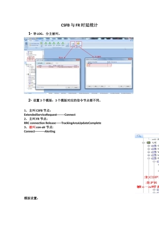 新CSFB及Fastreturn时延统计