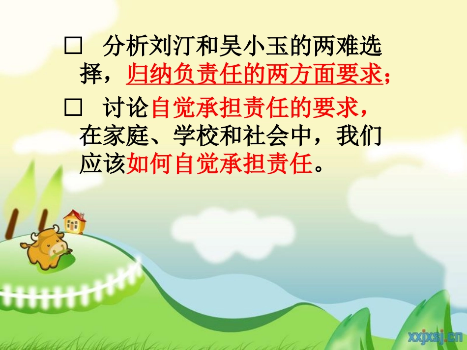九年级政治第一单元第二课在承担责任中成长第三课时课件_第3页