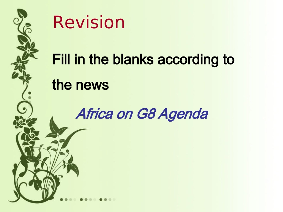 高一英语-Unit11-Lesson1-World-News-第二课时课件-北师大版必修模块4_第3页