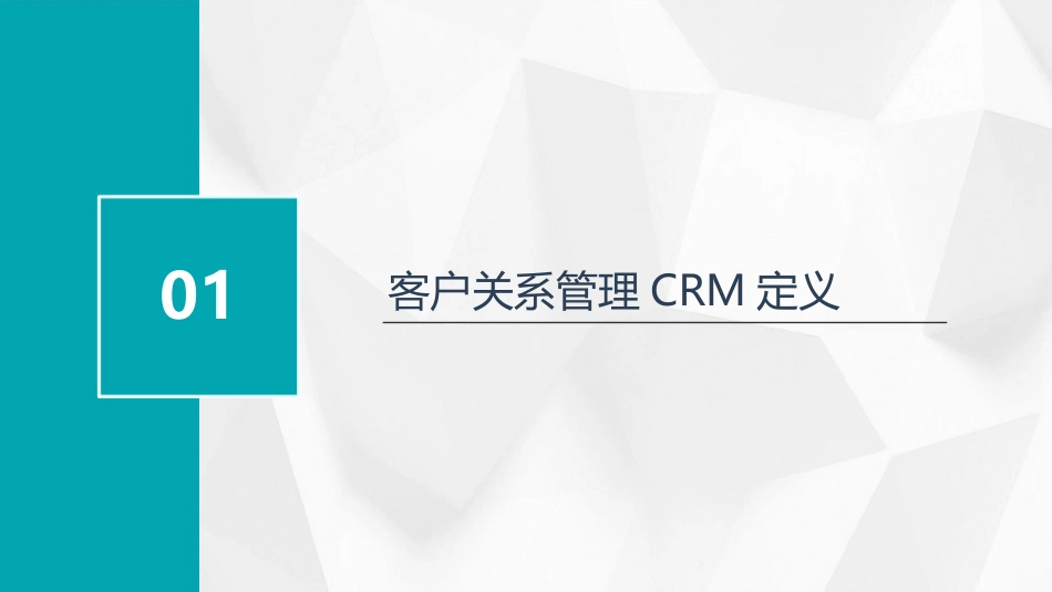 客户关系管理CRM定义理念模式和方法课件_第3页