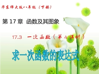 17.3一次函数-(2)