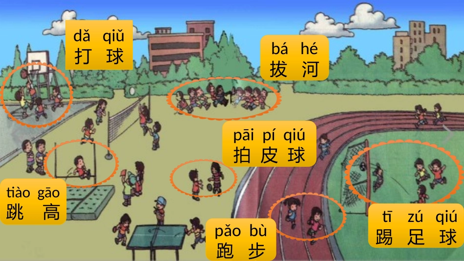 (部编)人教语文2011课标版一年级下册操场上----第二课时_第3页