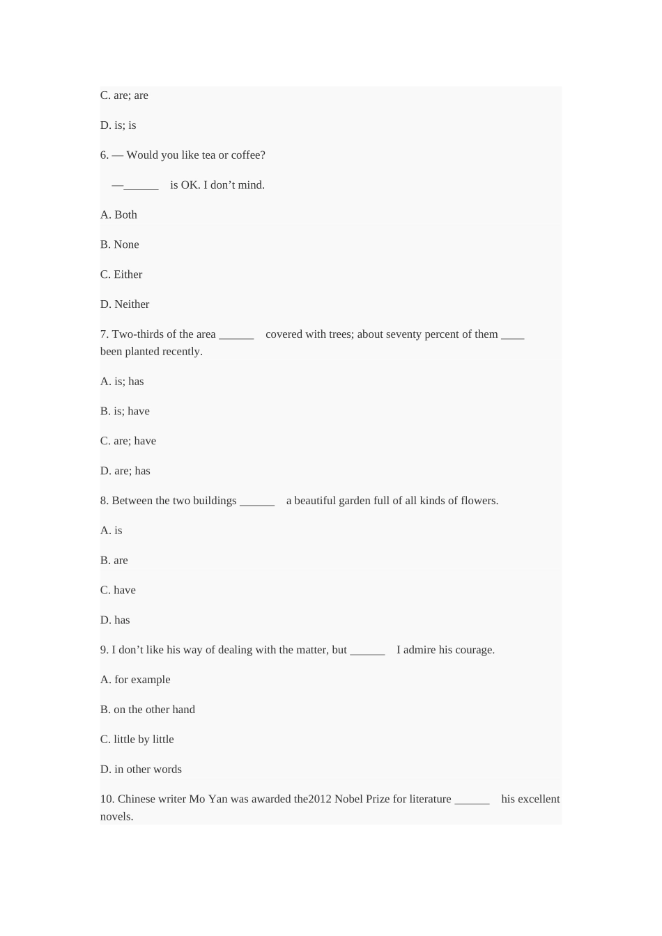 随堂小练-(Module-1--Book-3)_第2页