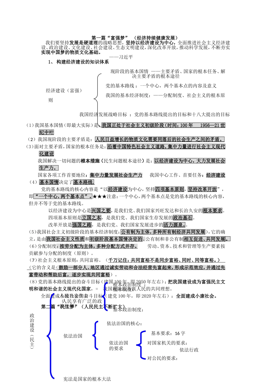 2013年中考政治时政热点专题-中国梦复兴梦_第2页