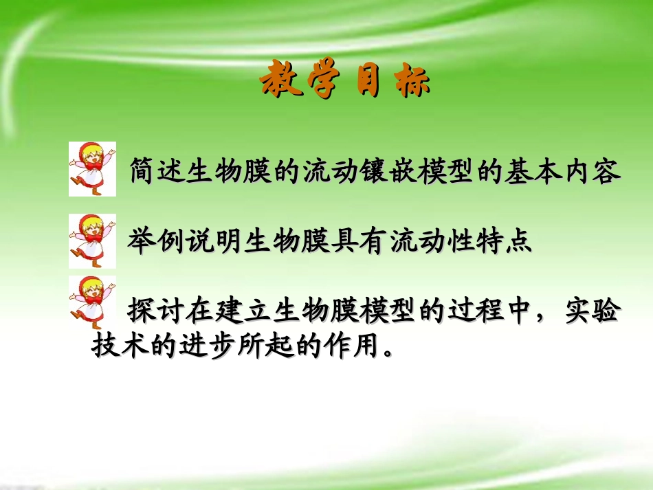 云南省西盟佤族自治县第一中学高考生物总复习-4.2《生物膜的流动镶嵌模型》课件-新人教版必修1_第2页