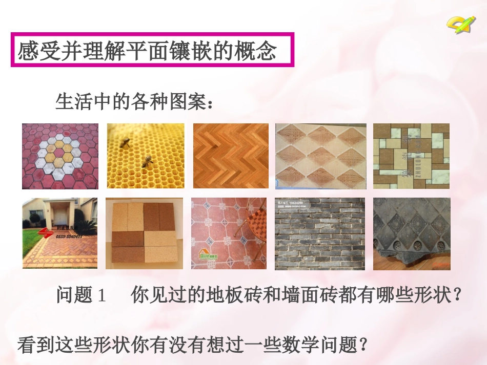数学人教版八年级上册第11章-数学活动-平面镶嵌_第3页