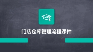 门店仓库管理流程课件