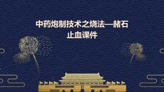中药炮制技术之烧法—赭石止血课件 (2)
