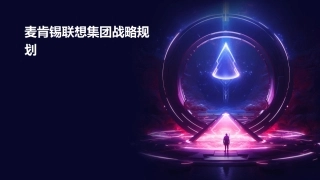 麦肯锡联想集团战略规划