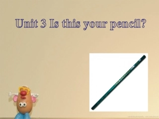 unit3-Is-this-your-pencil？全单元课件