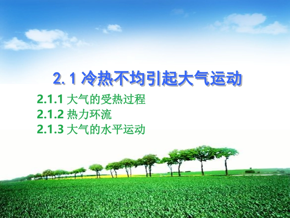 大气的受热过程_第1页