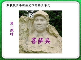 7《菩萨兵》课件