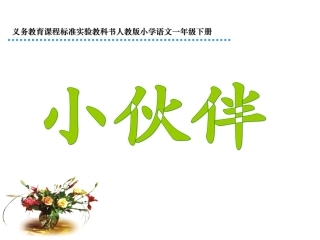 小伙伴新课件