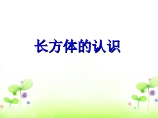 长方体的认识 (3)