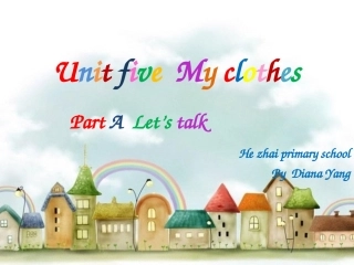 unit5myclothes课件