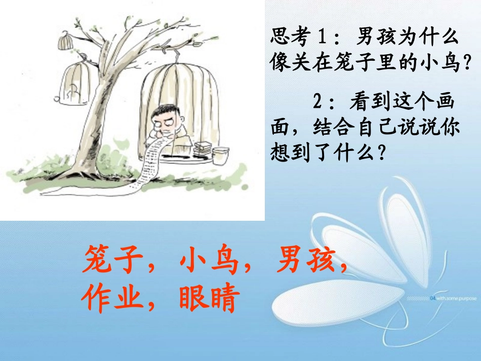 鸟笼里的小男孩微课_第3页