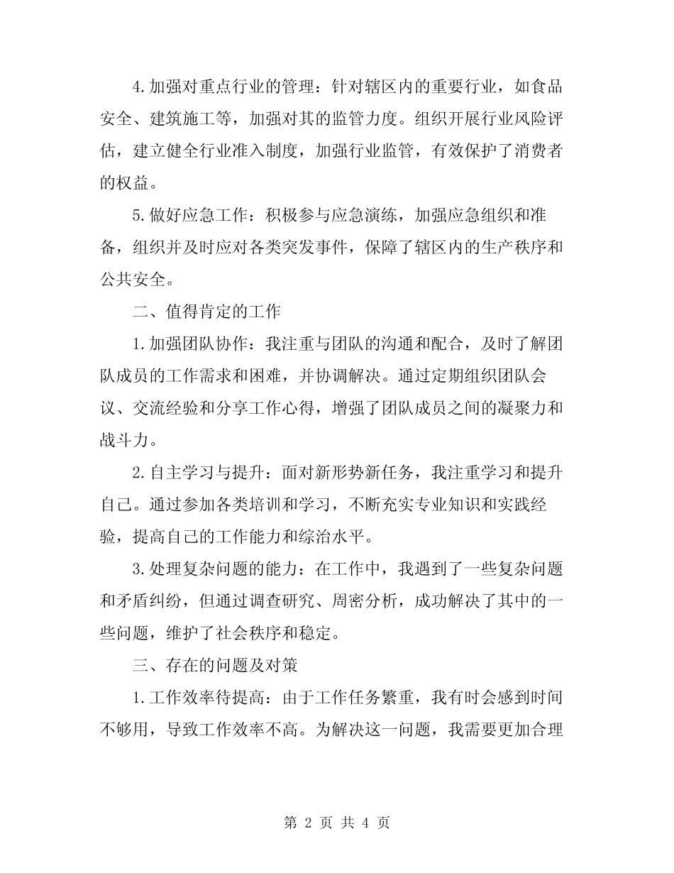 2024年综治个人年度工作总结范文_第2页