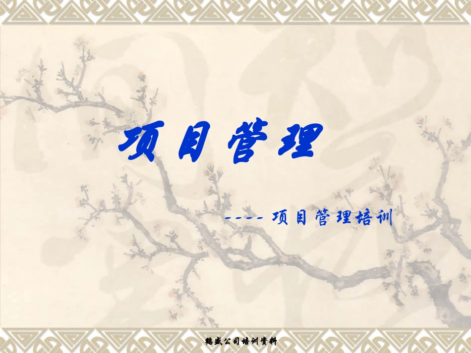 项目管理培训_第1页