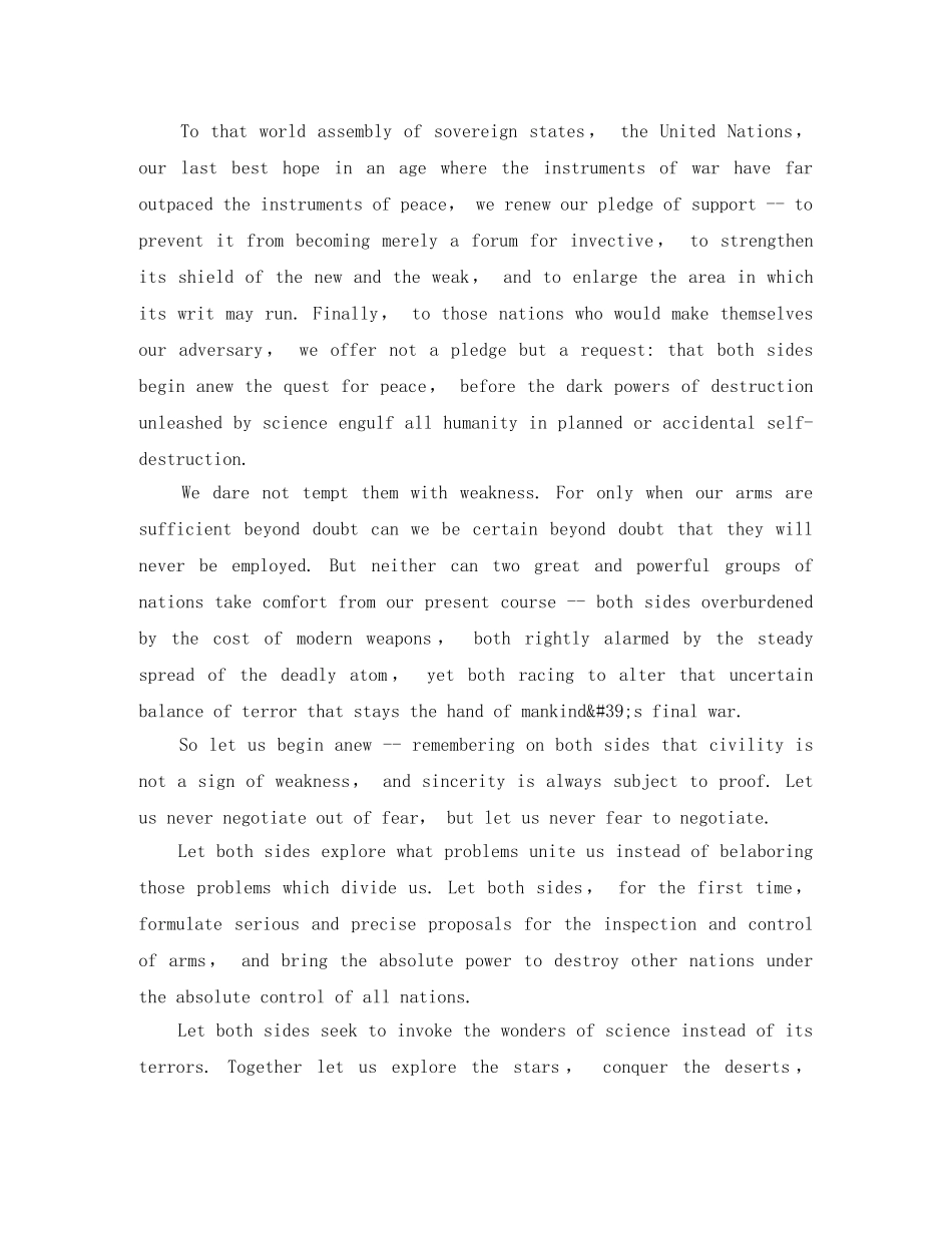 世界名人英语演讲稿 _第3页