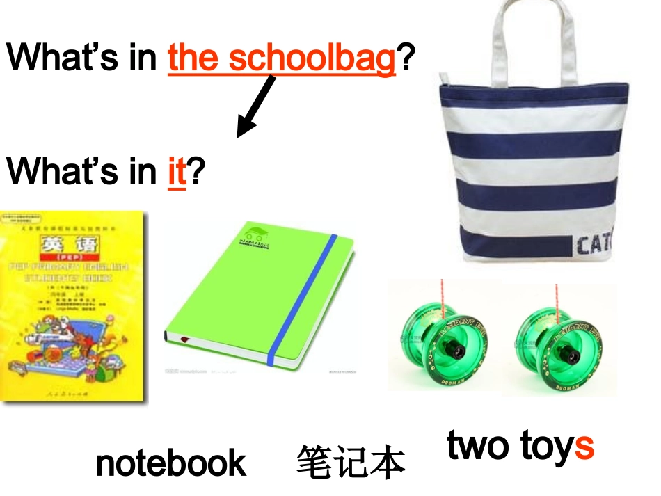 Unit2Myschoolbag第4课时PPT新版四年级英语上册_第2页