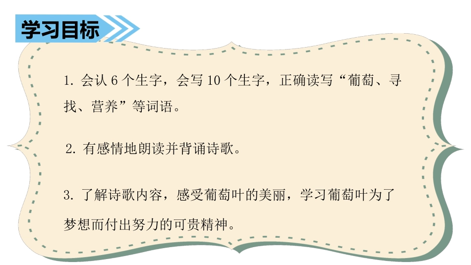 （课堂教学课件1）葡萄叶的梦_第3页