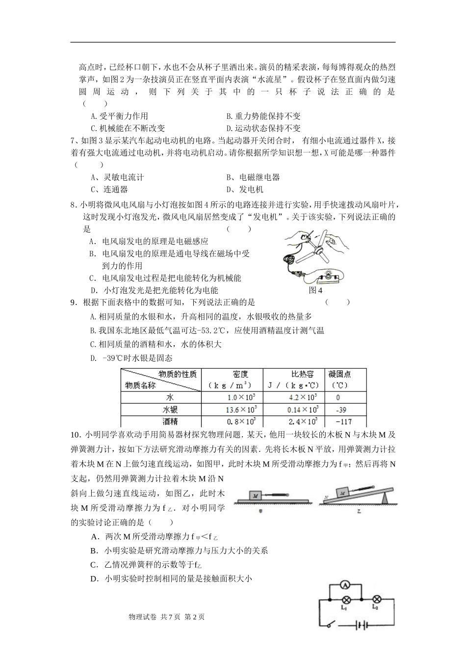 联赛物理试题_第2页
