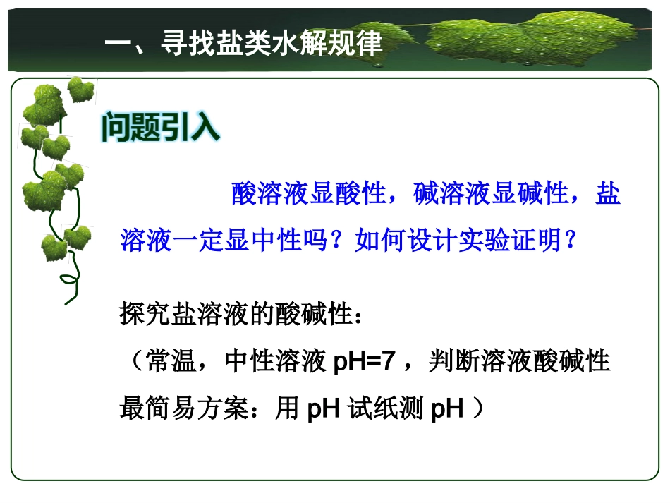 上课盐类的水解_第2页