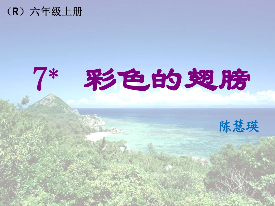 7彩色的翅膀 (3)_第1页