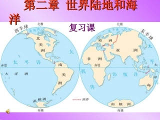 第二章《陆地和海洋》复习课课件