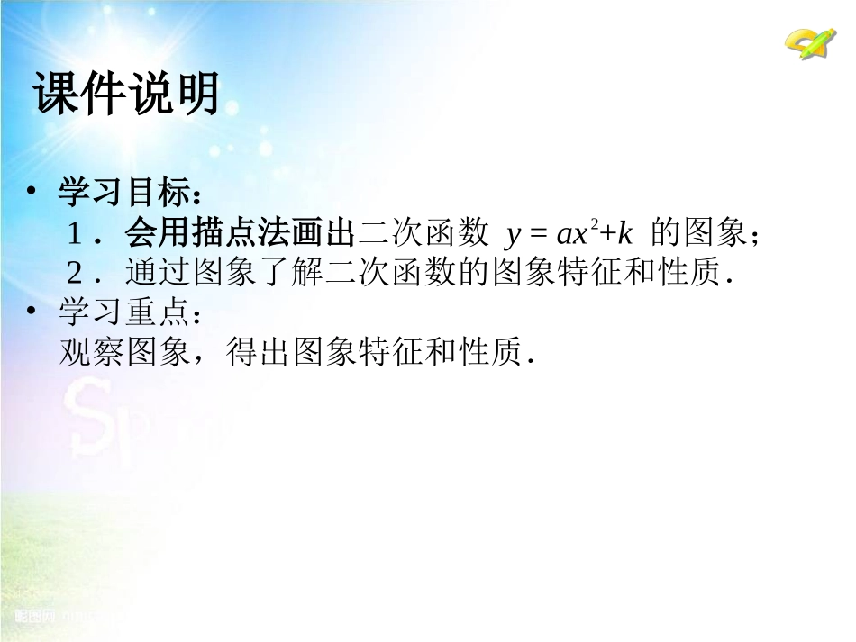 2015人教版数学九上221《二次函数的图象和性质》(第3课时)PPT课件_第3页