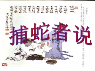 《捕蛇者说》