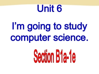 2014年新目标八年级上Unit6SectionB（1a-1e）课件