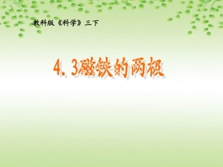 43磁铁的两极PPT三下