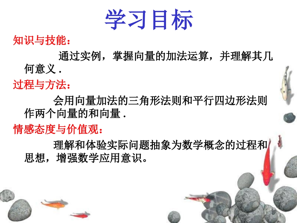 平面向量的加法及其几何意义_第3页