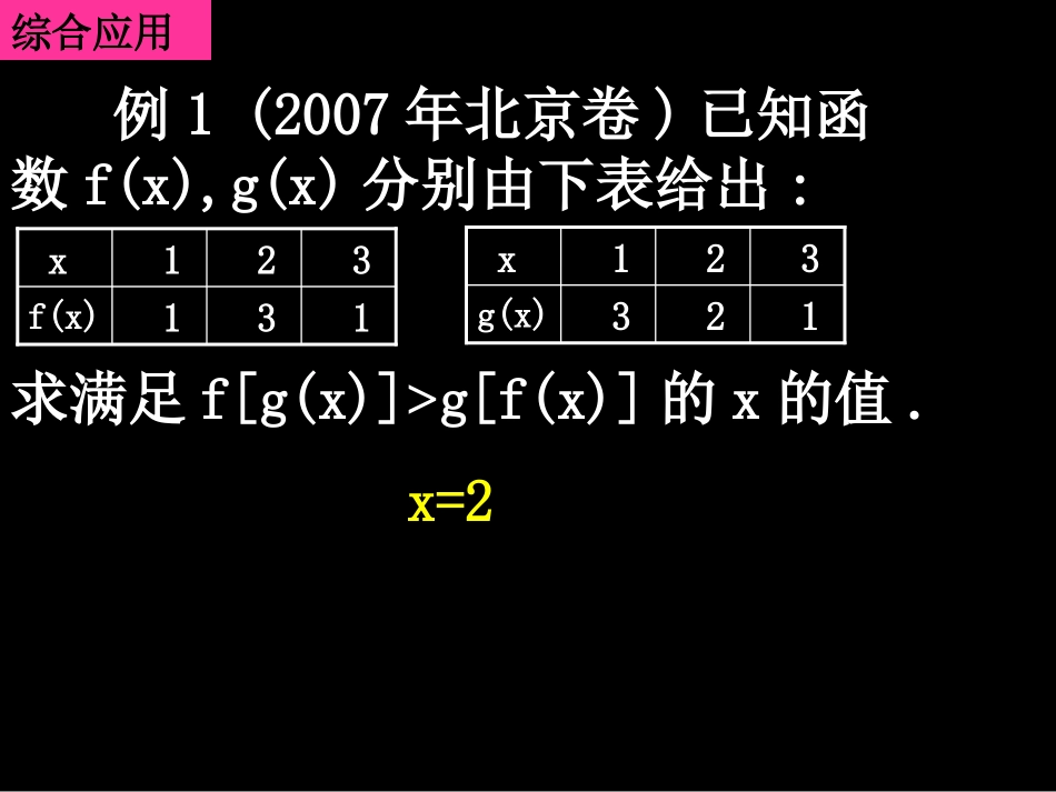 20070927高一数学（1-2单元复习函数及其表示）_第3页