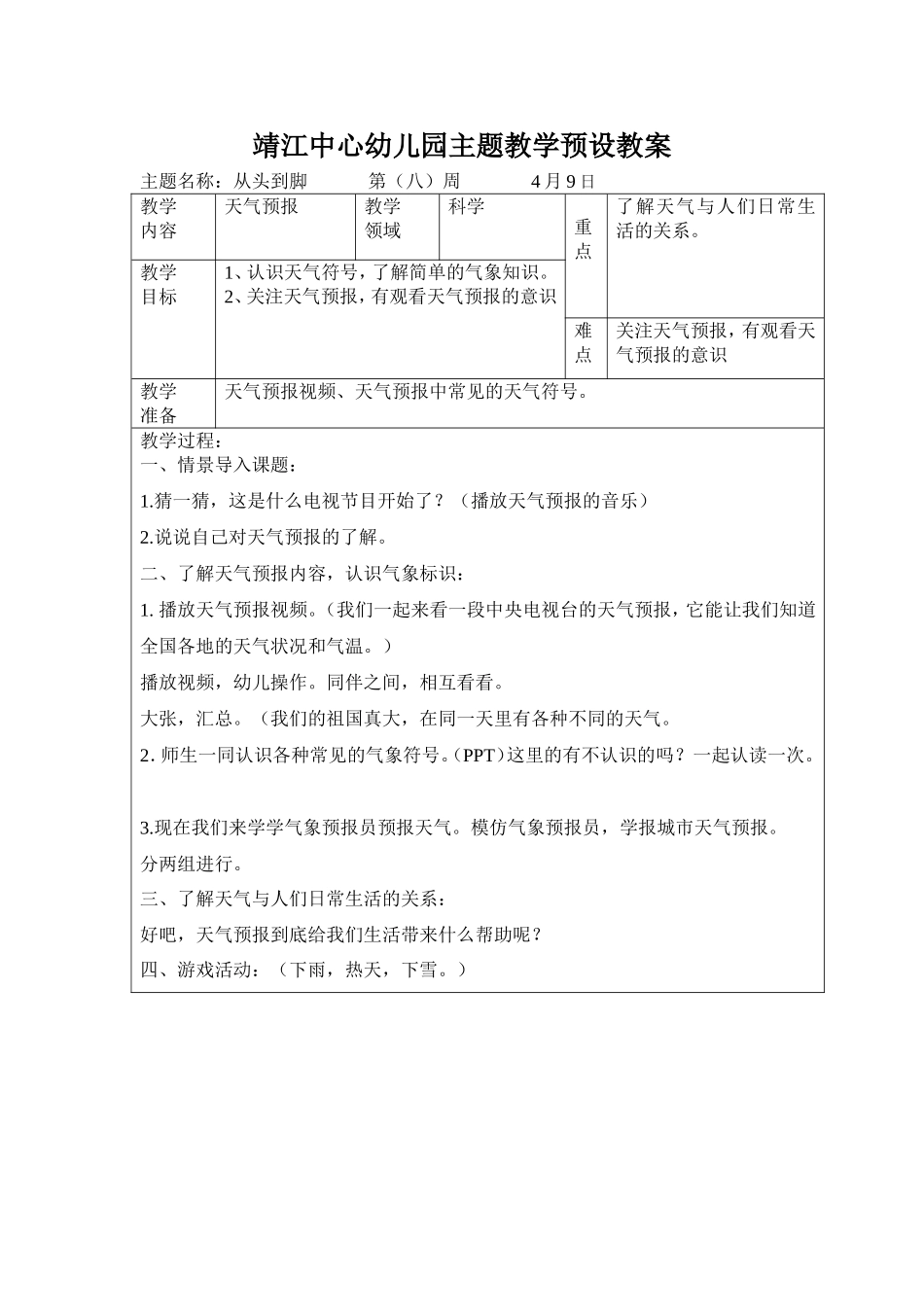 科学：天气预报_第1页