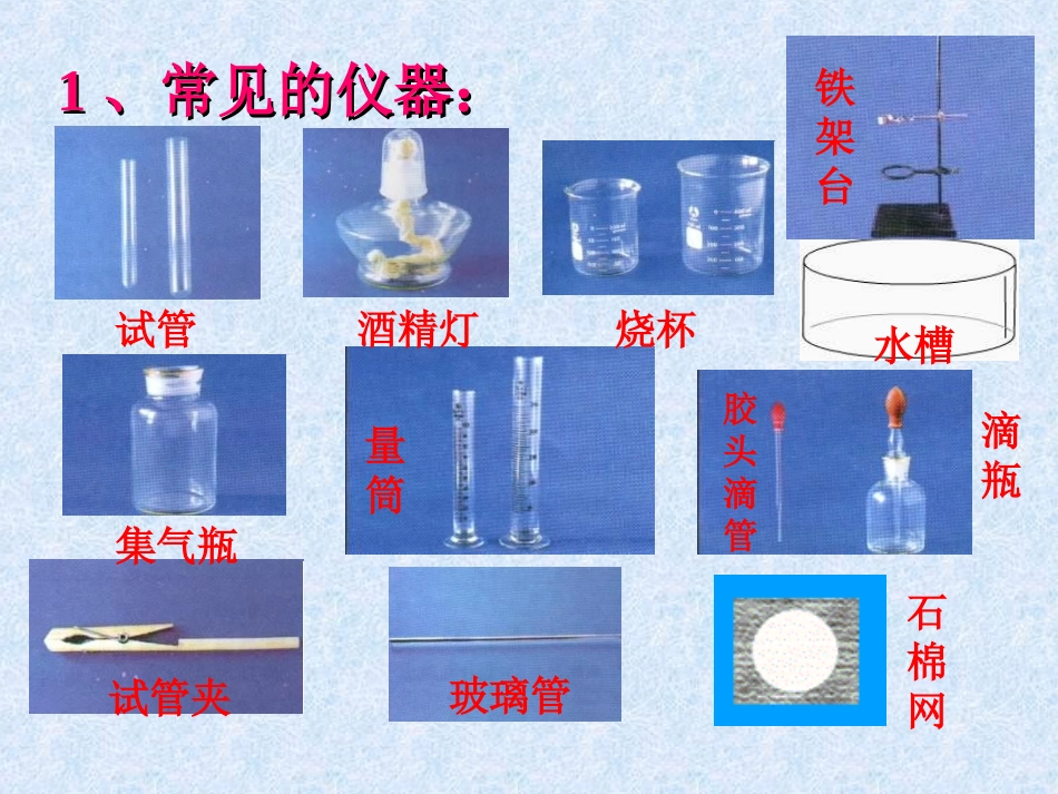 第一单元课题3、《走进化学实验室》_第3页