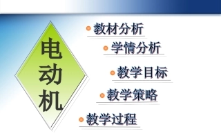 电动机说课课件