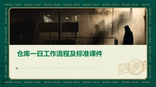 仓库一日工作流程及标准课件