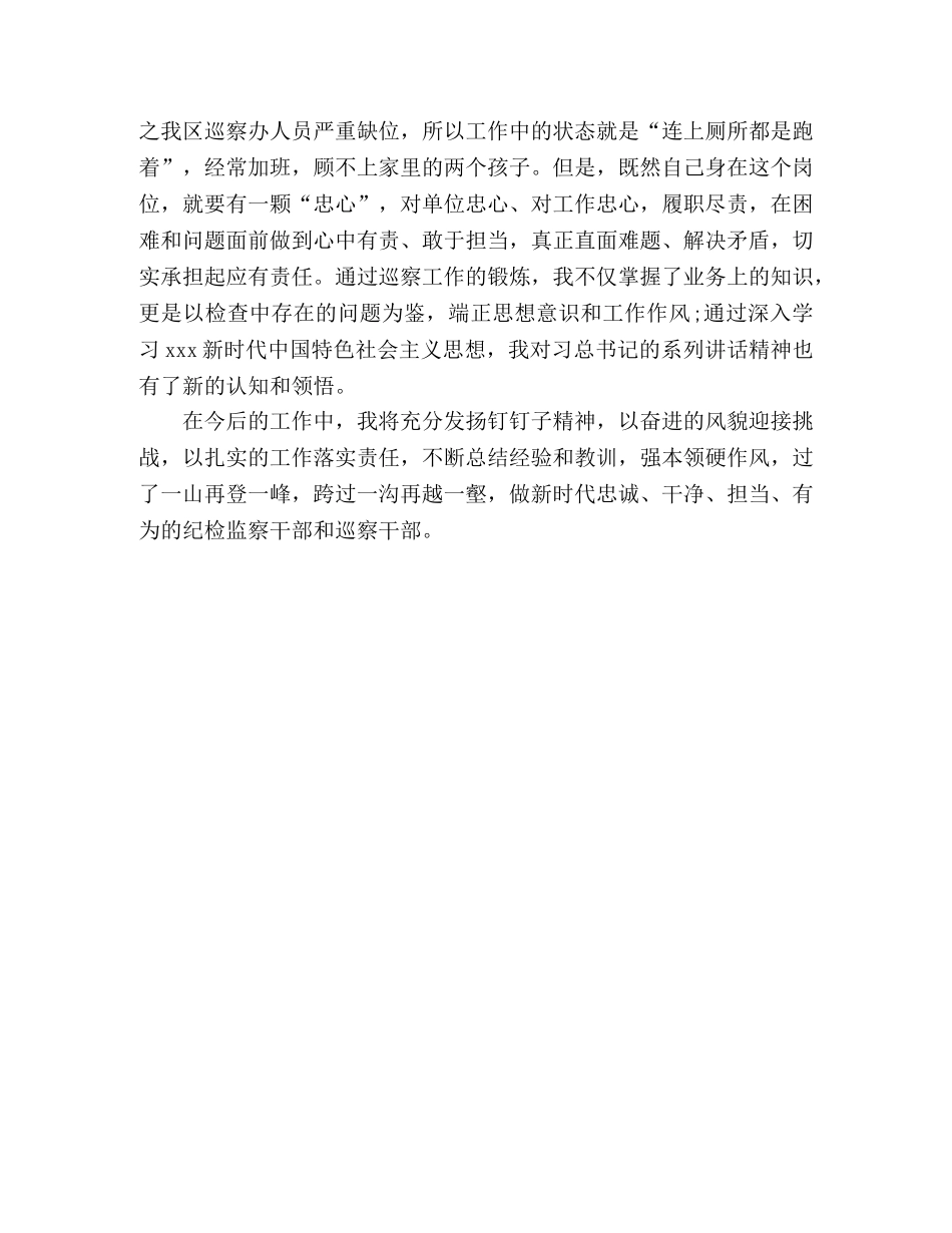 在巡察工作交流座谈会上的发言材料 _第3页