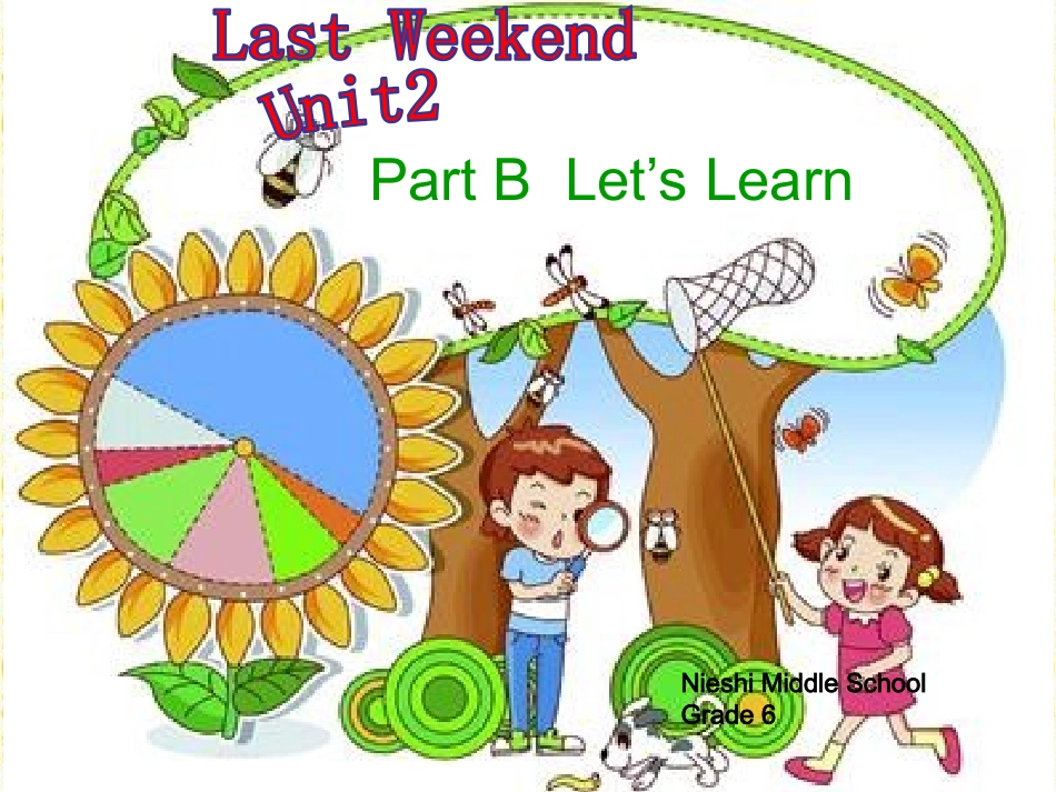Unit2_Last_weekend_B_Let's_learn课件_第1页
