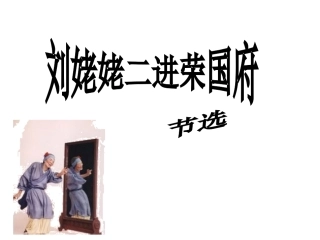 第九板块第二课时《刘姥姥二进荣国府》 (4)