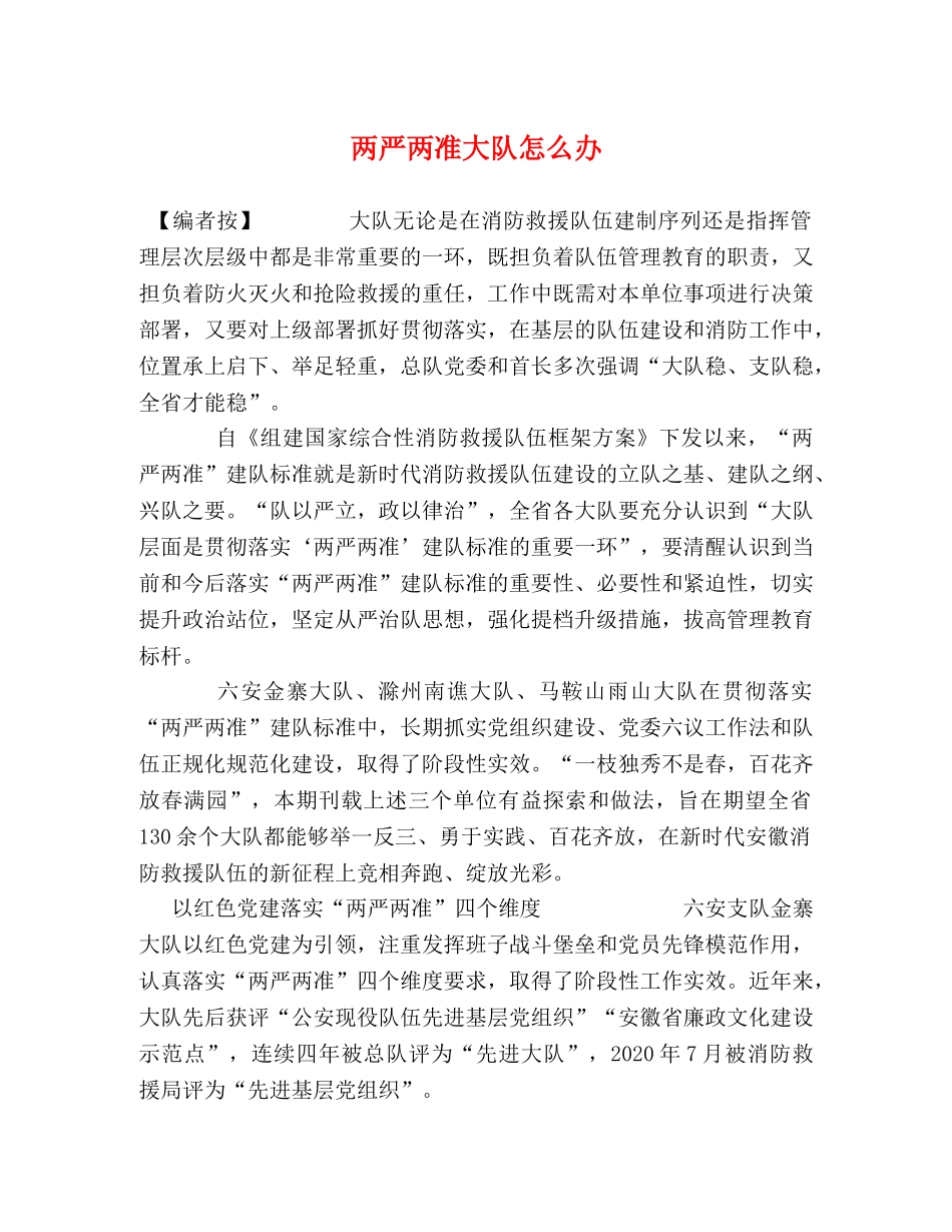 两严两准大队怎么办 _第1页