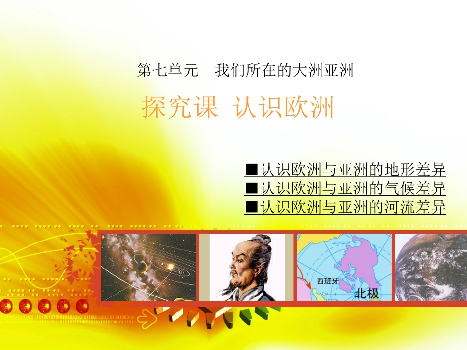 探究课认识欧洲_第1页