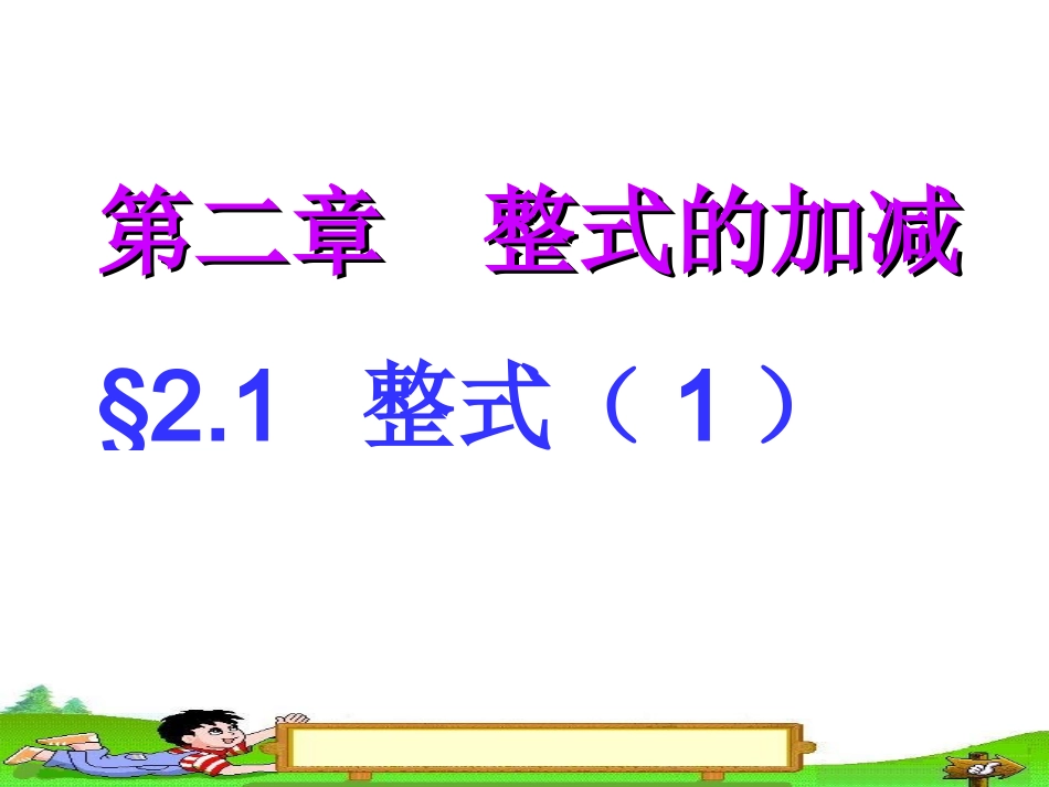 21整式（1）_第3页