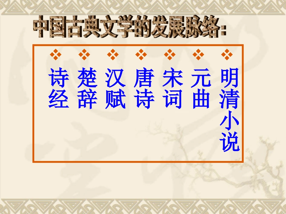 中国古典文学的时代特色上课版_第2页