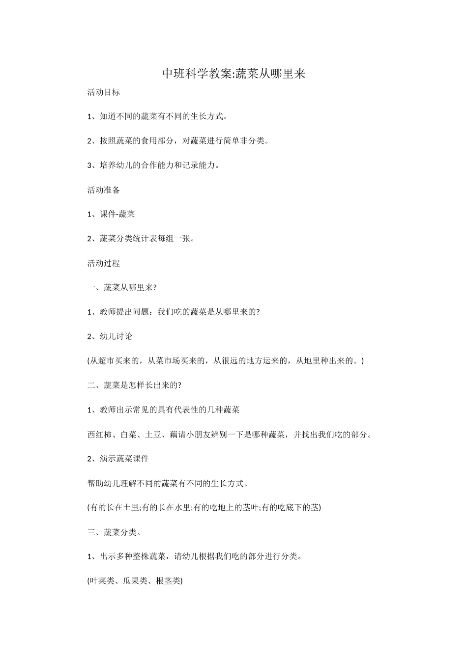 蔬菜从哪里来_第1页