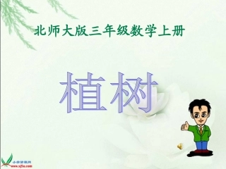 《植树》课件
