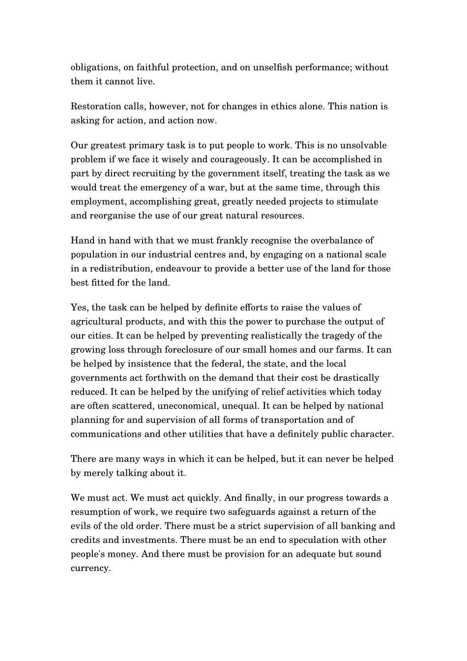 罗斯福就职演讲_第3页