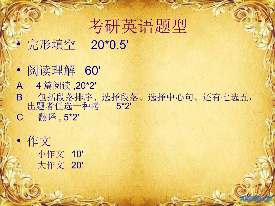 考研英语题型_第1页